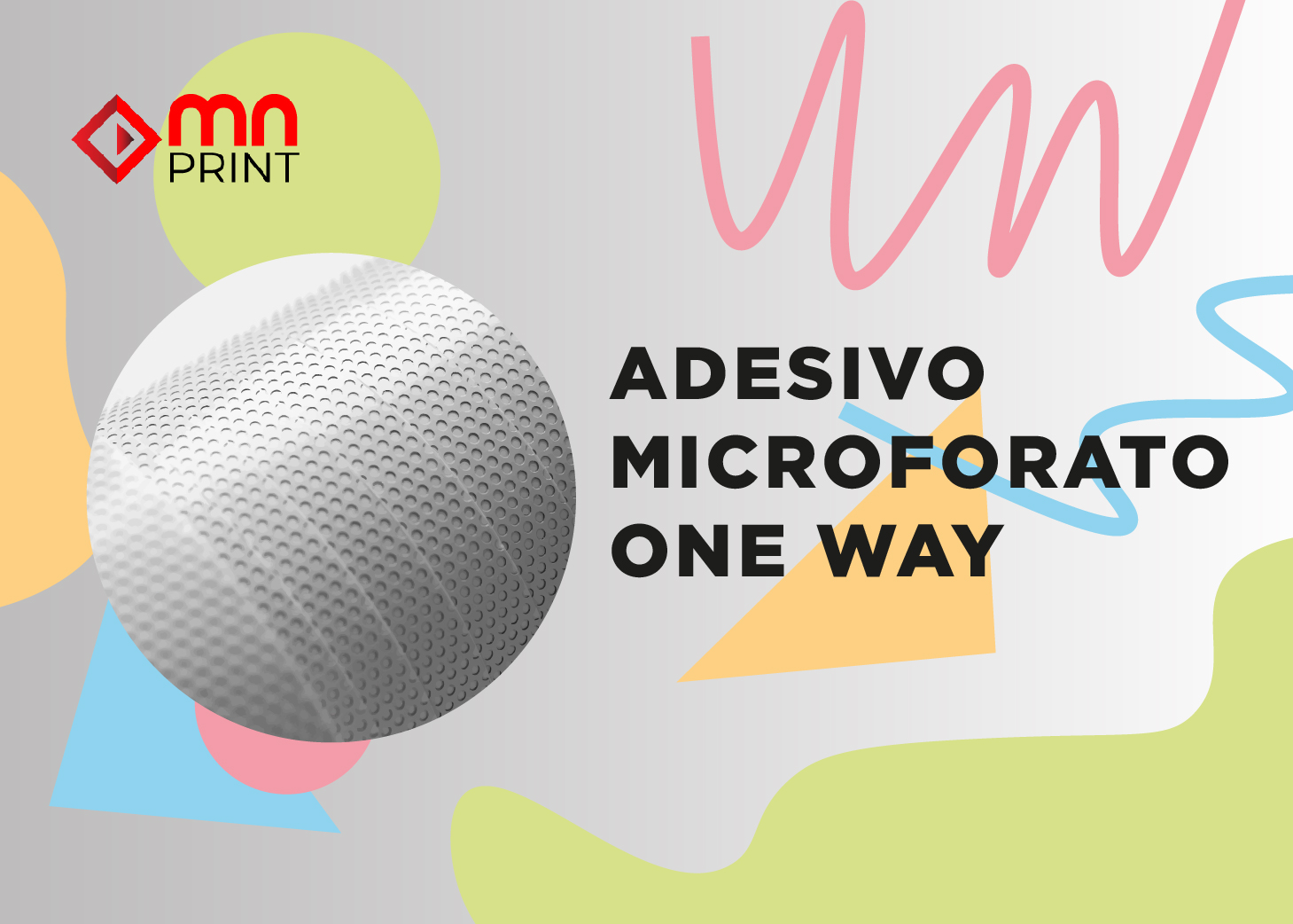 OK Adesivo microforato one way